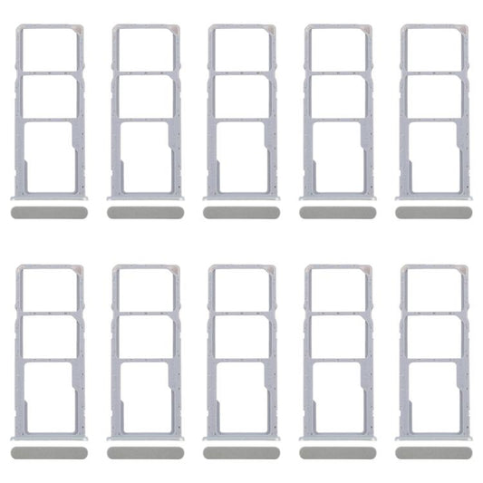 For Realme C63 4G 10pcs Original SIM Card Tray + SIM Card Tray + Micro SD Card Tray, For Realme C63 4G(Original)