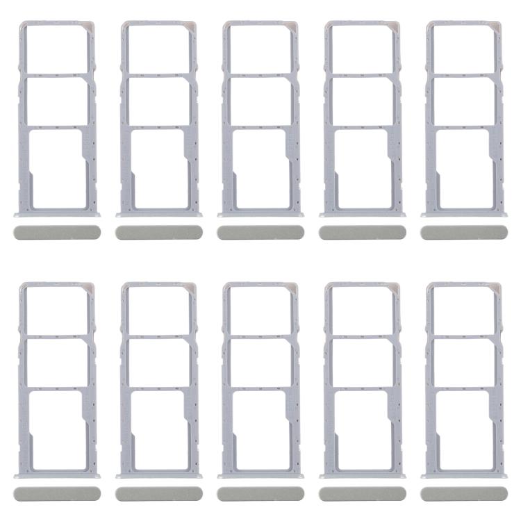For Realme C61 India 4G RMX3933 10pcs Original SIM Card Tray + SIM Card Tray + Micro SD Card Tray, For Realme C61 India 4G(Original)