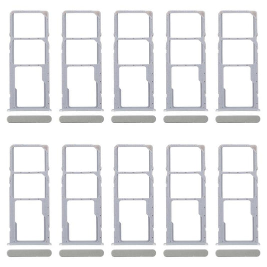 For Realme C61 India 4G RMX3933 10pcs Original SIM Card Tray + SIM Card Tray + Micro SD Card Tray, For Realme C61 India 4G(Original)