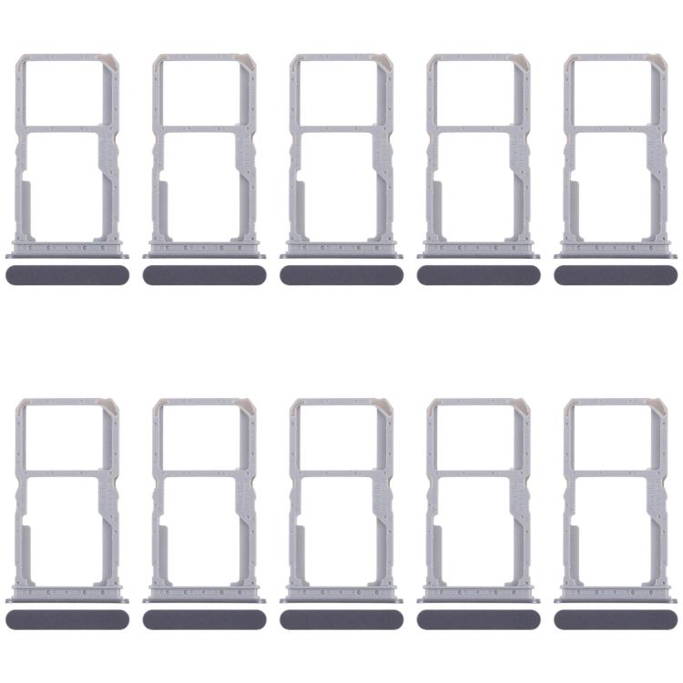 For Realme 14x 5G RMX5020 10pcs Original SIM Card Tray + SIM Card Tray / Micro SD Card Tray, For Realme 14x 5G (Original)