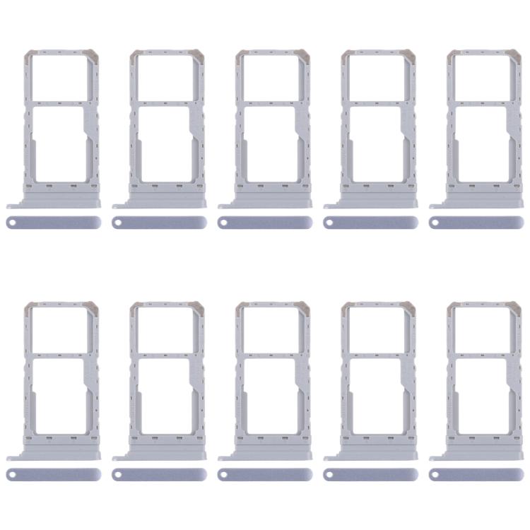 For Realme 12x India 5G RMX3998 10pcs Original SIM Card Tray + SIM Card Tray / Micro SD Card Tray, For Realme 12x India 5G (Original)