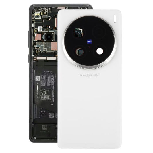 For vivo X100 Ultra 5G V2366GA V2366HA Original Back Cover with Camera Lens Cover, For vivo X100 Ultra 5G(Original with Camera Cover)