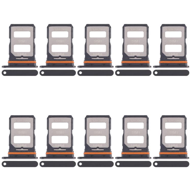 For Xiaomi Civi 4 Pro 10pcs SIM Card Tray + SIM Card Tray, For Xiaomi Civi 4 Pro