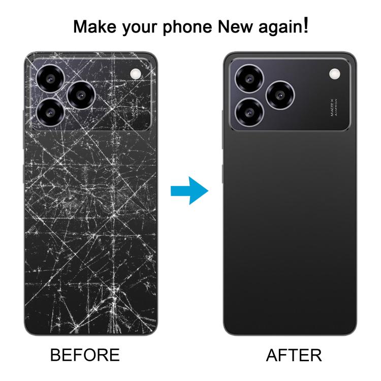 For ZTE Blade A76 4G Plastic Back Cover with Camera Lens Cover, For ZTE Blade A76 4G