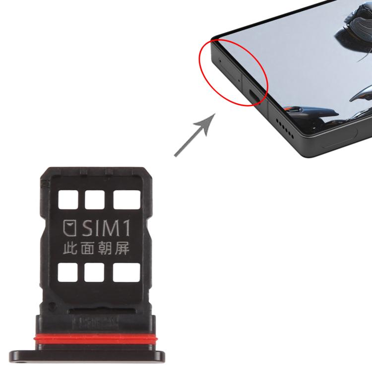 For ZTE nubia RedMagic 10 Air 5G NX779J SIM Card Tray + SIM Card Tray, For ZTE nubia RedMagic 10 Air 5G