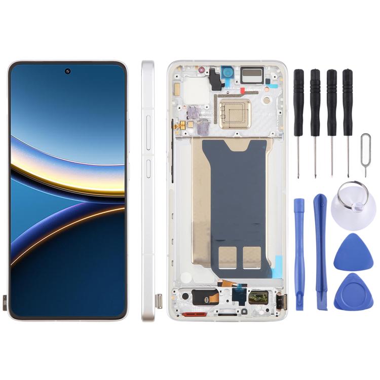 For Xiaomi Poco F7 Pro Original LCD Screen Digitizer Full Assembly with Frame, For Xiaomi Poco F7 Pro(Original)