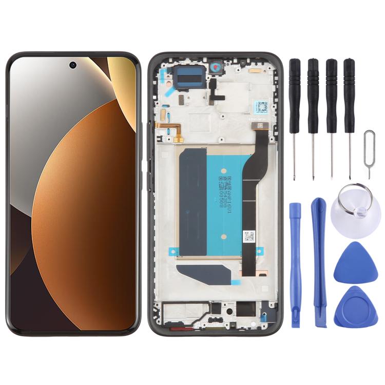 For Xiaomi Redmi Note 15 Pro+ Original LCD Screen Digitizer Full Assembly with Frame, For Xiaomi Redmi Note 15 Pro+(Original)