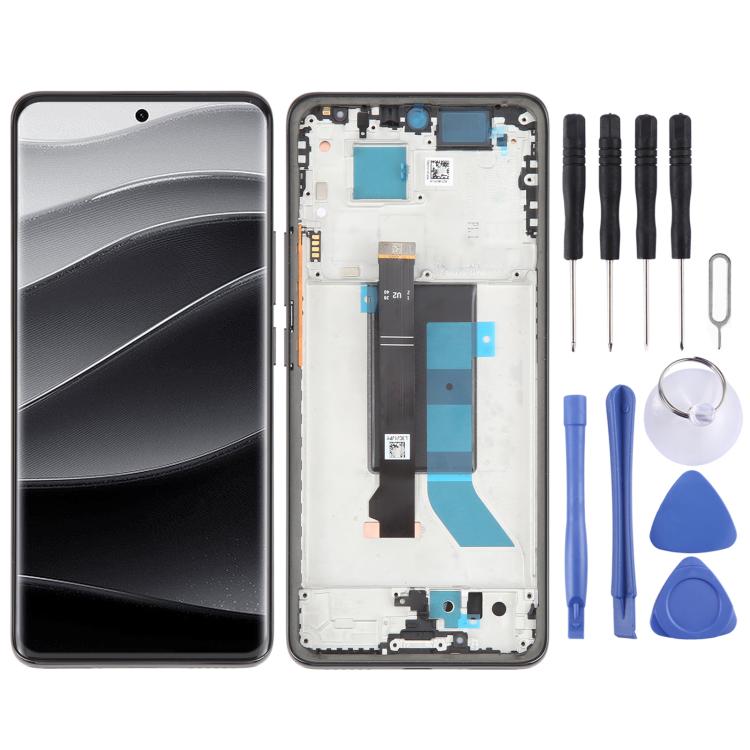 For Xiaomi Redmi Note 14 Pro 5G India Original LCD Screen Digitizer Full Assembly with Frame, For Xiaomi Redmi Note 14 Pro 5G India(Original)