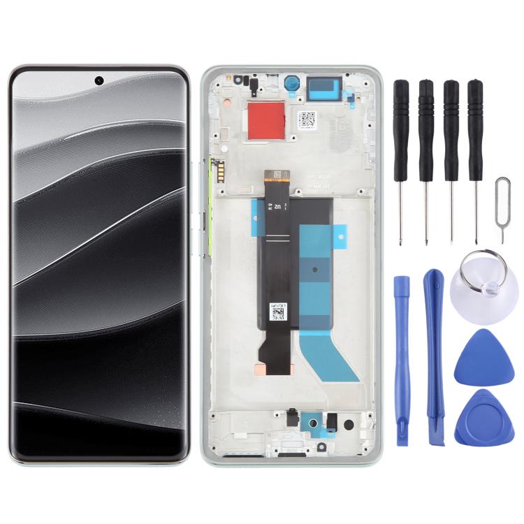 For Xiaomi Redmi Note 14 Pro 5G India Original LCD Screen Digitizer Full Assembly with Frame, For Xiaomi Redmi Note 14 Pro 5G India(Original)