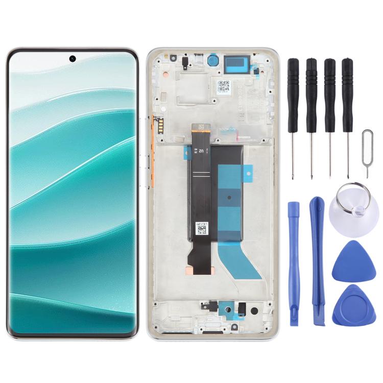 For Xiaomi Redmi Note 14 Pro 5G India Original LCD Screen Digitizer Full Assembly with Frame, For Xiaomi Redmi Note 14 Pro 5G India(Original)