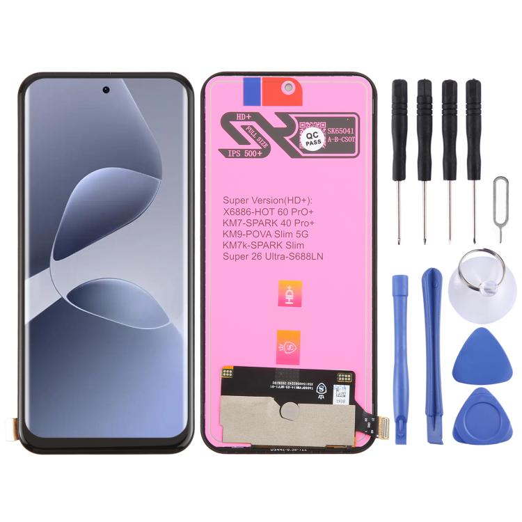 For Infinix Hot 60 Pro+ 4G X6886 TFT LCD Screen with Digitizer Full Assembly, For Infinix Hot 60 Pro+ 4G(TFT)