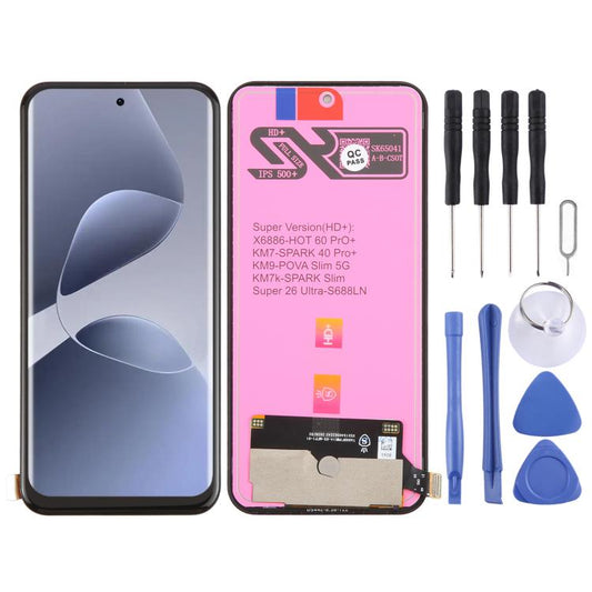 For Infinix Hot 60 Pro+ 4G X6886 TFT LCD Screen with Digitizer Full Assembly, For Infinix Hot 60 Pro+ 4G(TFT)