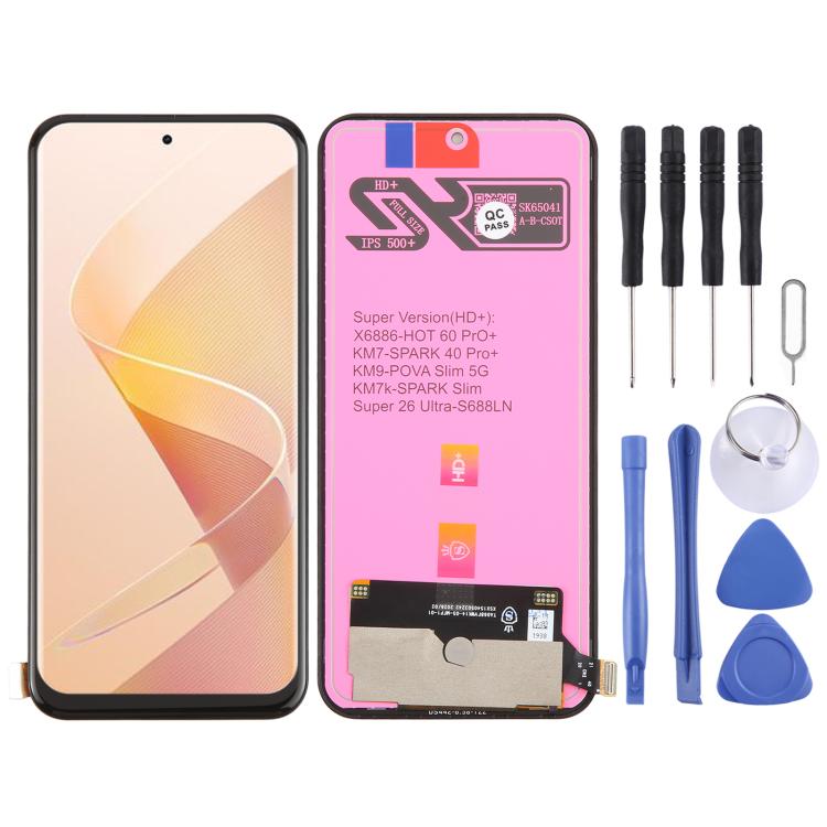 For Itel Super 26 Ultra S688LN TFT LCD Screen with Digitizer Full Assembly, For Itel Super 26 Ultra(TFT)