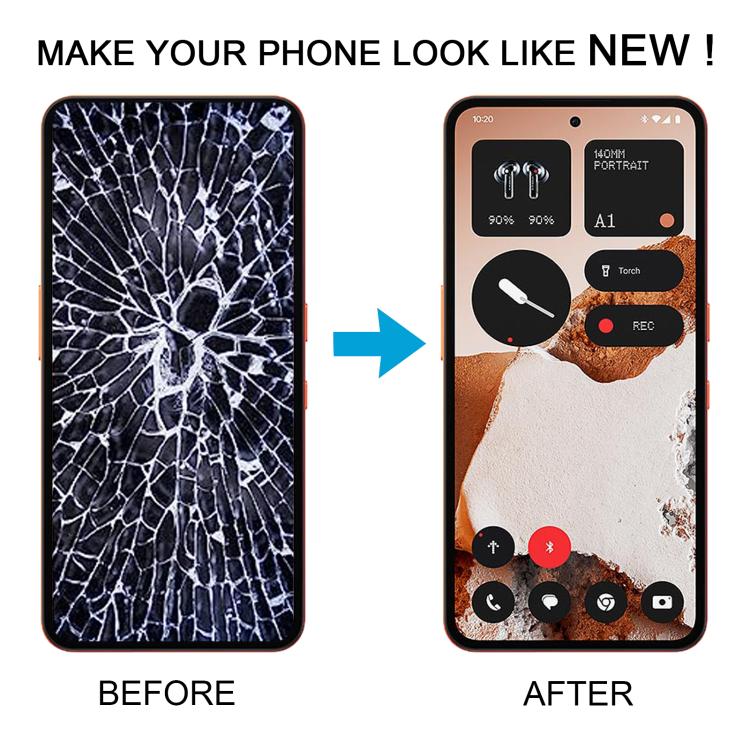 For Nothing CMF Phone 2 Pro A001 Original LCD Screen Digitizer Full Assembly with Frame, For Nothing CMF Phone 2 Pro(Original)
