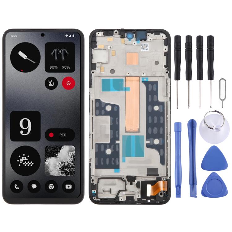 For Nothing CMF Phone 1 A015 Original LCD Screen Digitizer Full Assembly with Frame, For Nothing CMF Phone 1 A015(OLED)