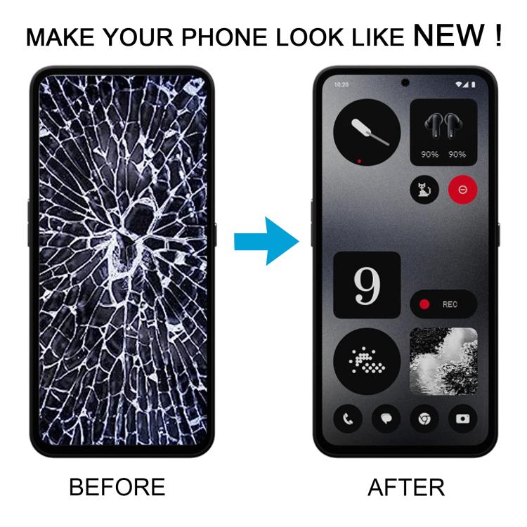 For Nothing CMF Phone 1 A015 Original LCD Screen Digitizer Full Assembly with Frame, For Nothing CMF Phone 1 A015(OLED)