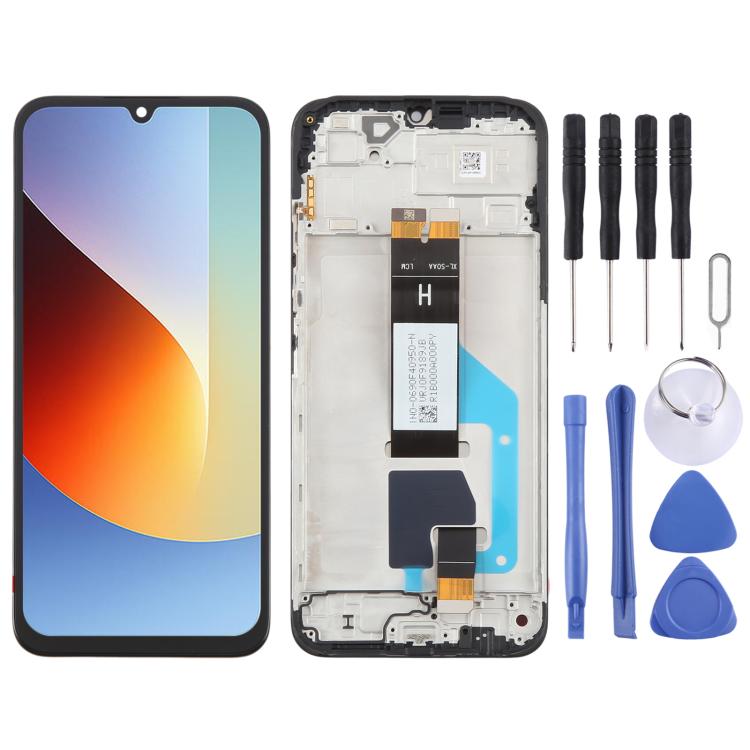 For Xiaomi Redmi A7 Pro 4G Original LCD Screen Digitizer Full Assembly with Frame, For Redmi A7 Pro 5G / 15a 5G / Poco C85x(Original)