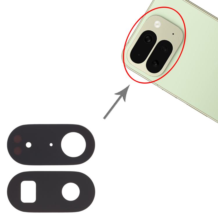 For Google Pixel 10 Pro Fold 10pcs Back Camera Lens, For Google Pixel 10 Pro Fold