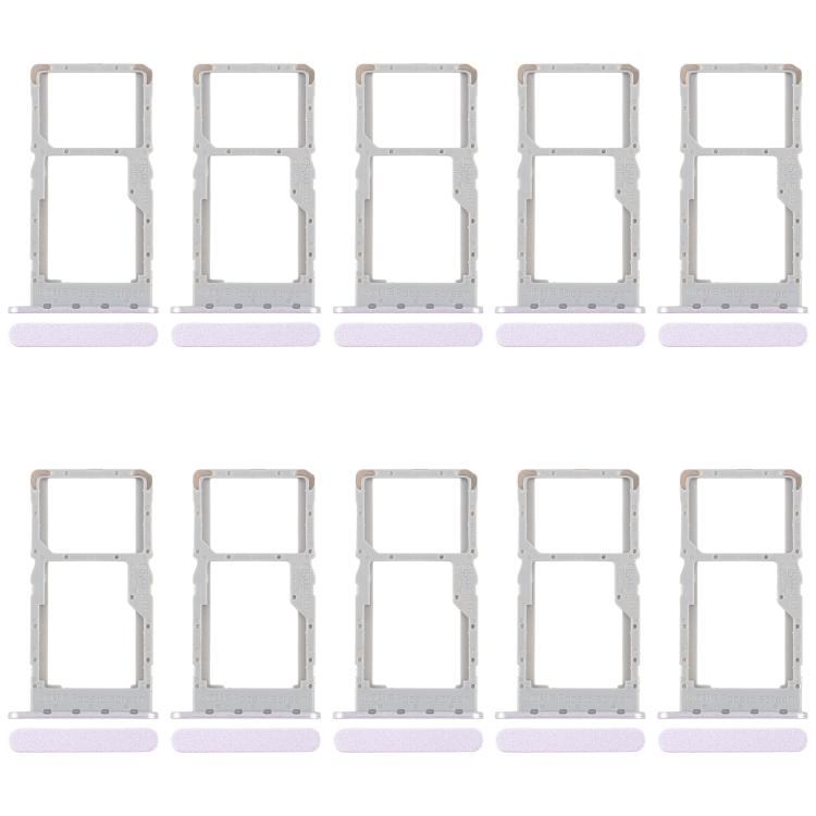 For OPPO A78 5G CPH2483 CPH2495 10pcs SIM Card Tray + SIM Card Tray / Micro SD Card Tray, For OPPO A78 5G