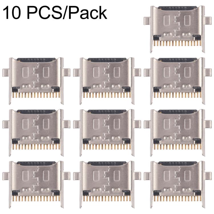 For Galaxy Tab A11 SM-X130/X133/X135 10pcs Original Charging Port Connector, For Galaxy Tab A11(Original)