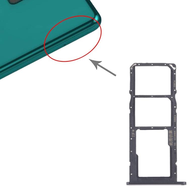 For Huawei Y7a 10pcs Original SIM Card Tray + SIM Card Tray + Micro SD Card Tray, For Huawei Y7a(Original)