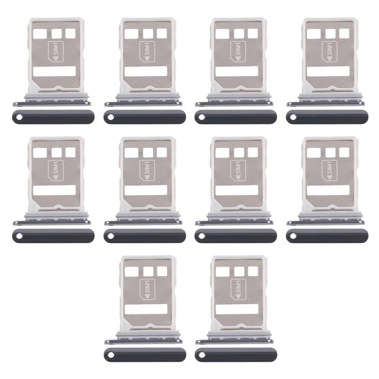 For Huawei Pura 70 Pro+ 10pcs Original SIM Card Tray + SIM Card Tray, For Huawei Pura 70 Pro+(Original)