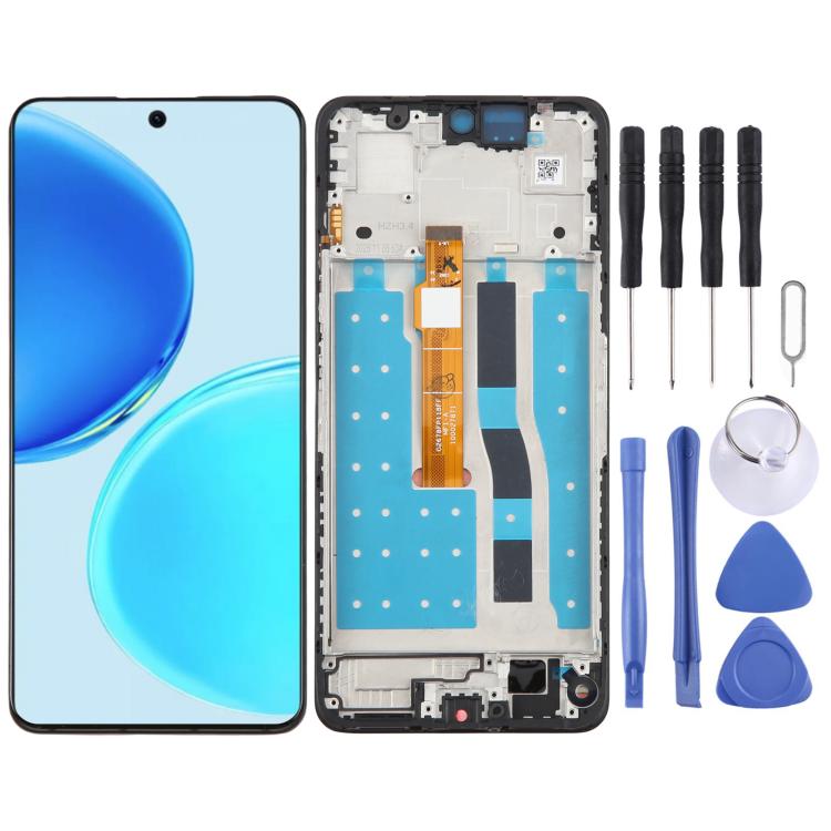 For Honor X8d Original LCD Screen Digitizer Full Assembly with Frame, For Honor X8d(Original)