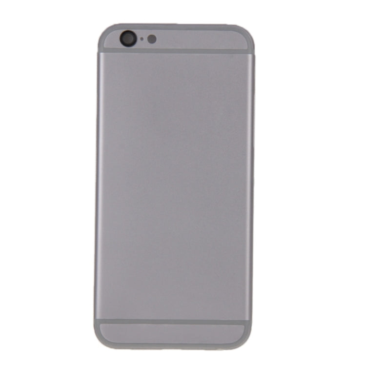 6 in 1 for iPhone 6 (Back Cover + Card Tray + Volume Control Key + Power Button + Mute Switch Vibrator Key + Sign) Full Assembly Housing Cover, For iPhone 6 (6 in 1)