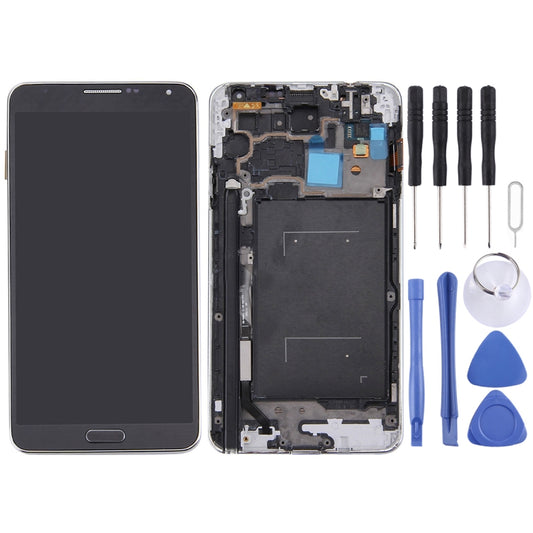 Original LCD Display + Touch Panel with Frame for Galaxy Note III / N900A / N900T, For Galaxy Note III / N900A / N900T Black
