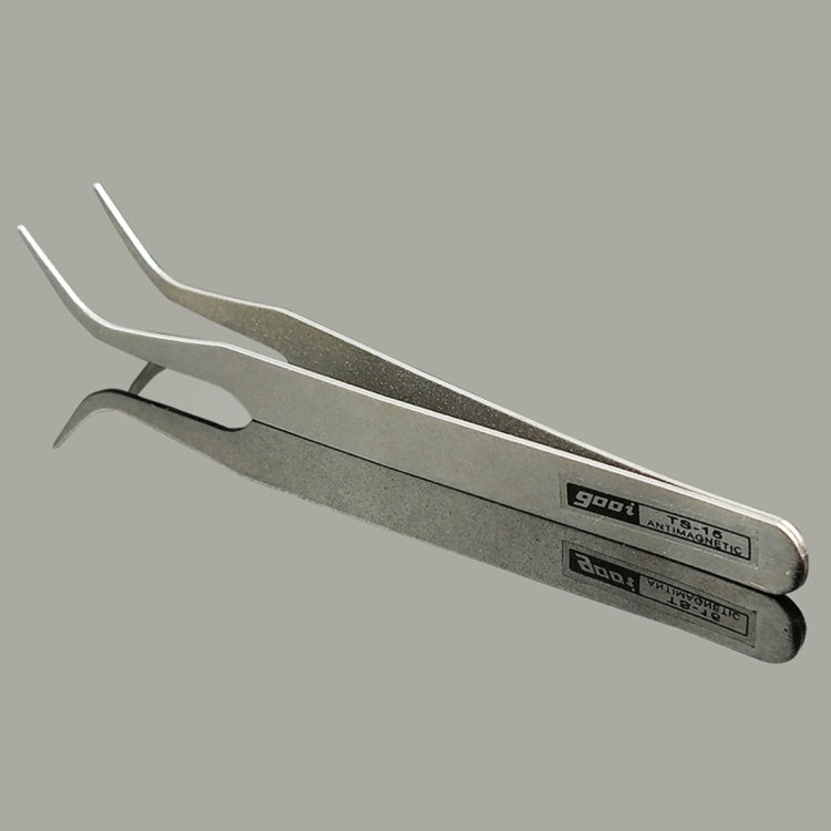 Gooi TS-15 Steel Bend Tweezers, TS-15