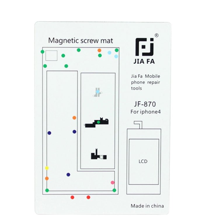JIAFA Magnetic Screws Mat for iPhone 4 , For 4
