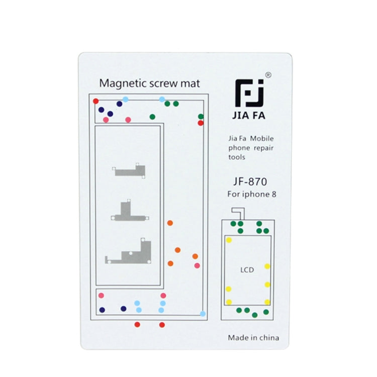 JIAFA Magnetic Screws Mat for iPhone 8 , For 8