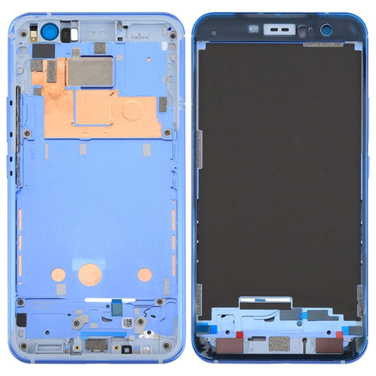 Front Housing LCD Frame Bezel Plate for HTC U11, For U11, For U11 Front Black