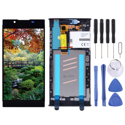 LCD Screen and Digitizer Full Assembly with Frame for Sony Xperia L1 G3311 G3312 G3313, For Xperia L1 OEM