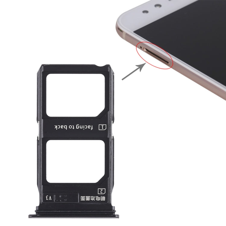 For Vivo X9 Plus 2 x SIM Card Tray, For Vivo X9 Plus