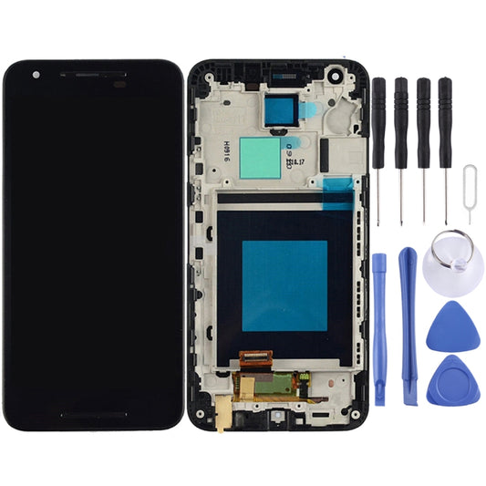 LCD Screen and Digitizer Full Assembly with Frame for LG Nexus 5X H791 H790, For LG Nexus 5X