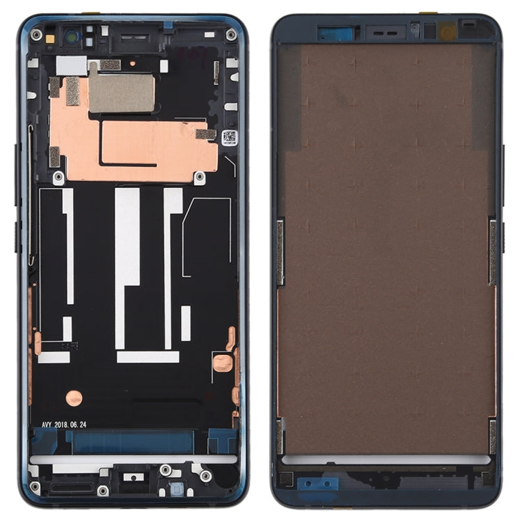 Middle Frame Bezel Plate for HTC U11+, For HTC U11+ (Black), For HTC U11+ (Blue)