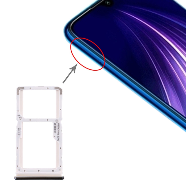 SIM Card Tray + SIM Card Tray / Micro SD Card Tray for Xiaomi Redmi Note 8 Pro, For Xiaomi Redmi Note 8 Pro, For Xiaomi Redmi Note 8 Pro(Green), For Redmi Note 8 Pro