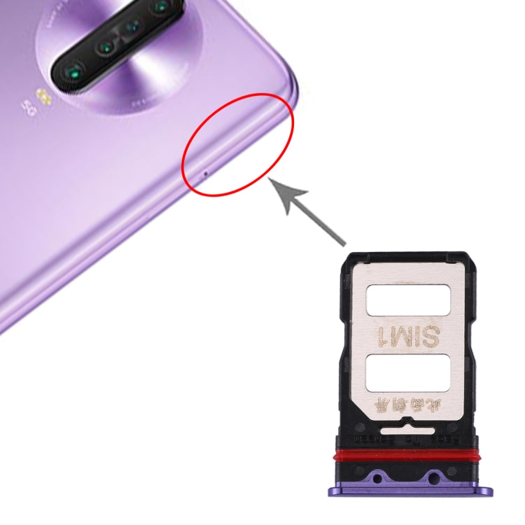 SIM Card Tray + SIM Card Tray for Xiaomi Redmi K30 Pro, For Xiaomi Redmi K30 Pro, For Redmi K30 Pro