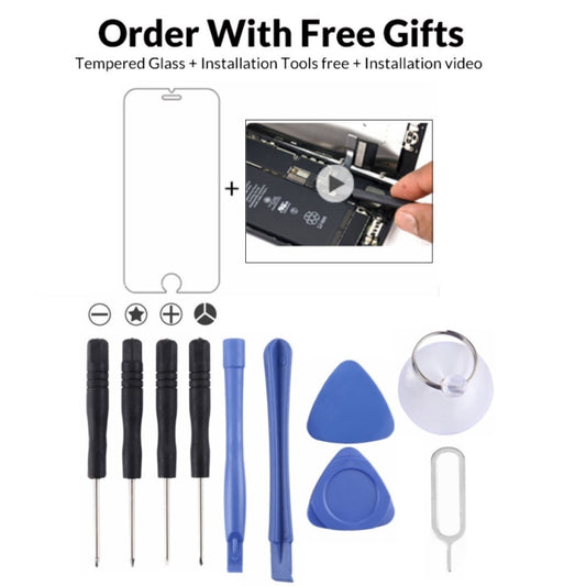 11 in 1 Repair Kits & Gifts (4 x Screwdriver + 2 x Teardown Rods + 2 x Triangle on Thick Slices + 1 x Eject Pin + 1 x Chuck + 1 x Tempered Glass), 11 in 1 Repair Kits & Gifts