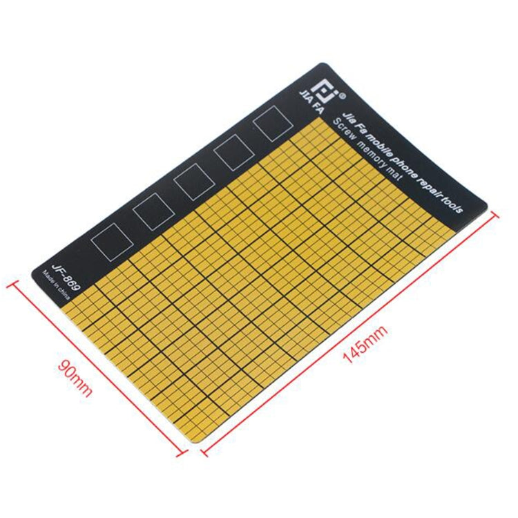 JF-869 Universal Magnetic Screws Mat for Phone Repair, Size: 14.5x9cm, JF-869