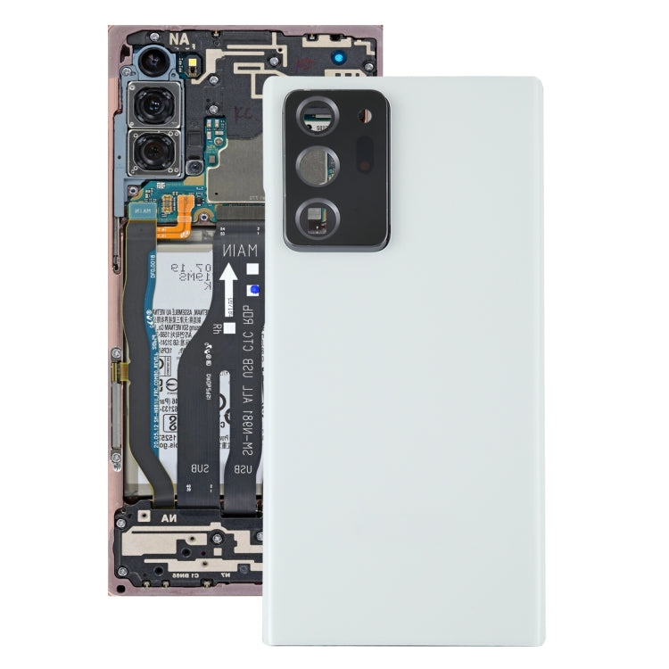 For Samsung Galaxy Note20 Ultra Battery Back Cover with Camera Lens Frame, For Samsung Galaxy Note20 Ultra(with Camera Cover)