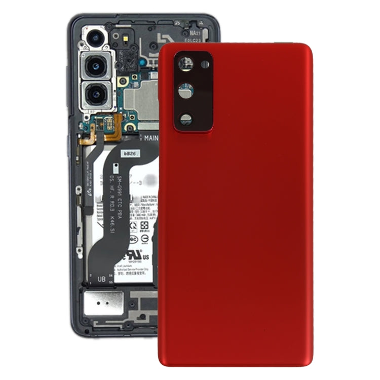 For Samsung Galaxy S20 FE Battery Back Cover with Camera Lens Frame, For Samsung Galaxy S20 FE(with Camera Cover)