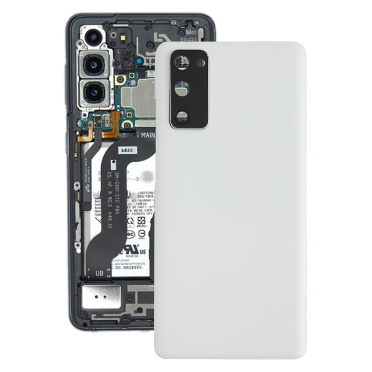 For Samsung Galaxy S20 FE Battery Back Cover with Camera Lens Frame, For Samsung Galaxy S20 FE(with Camera Cover)