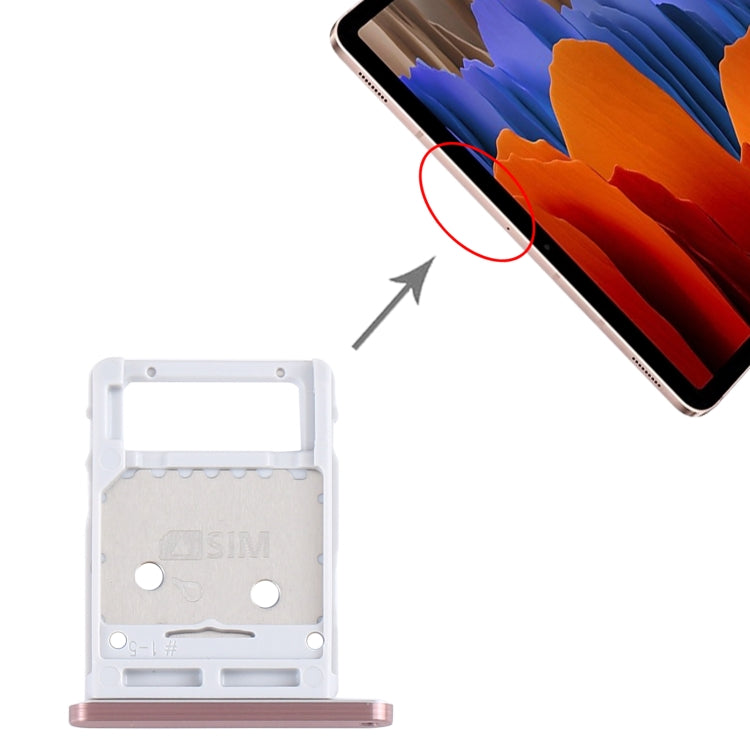 For Samsung Galaxy Tab S7 SM-T870/T875 SIM Card Tray + Micro SD Card Tray, For Samsung Galaxy Tab S7