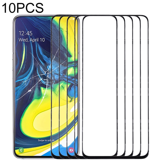 For Samsung Galaxy A90 / A80 10pcs Front Screen Outer Glass Lens , For Samsung Galaxy A90 / A80