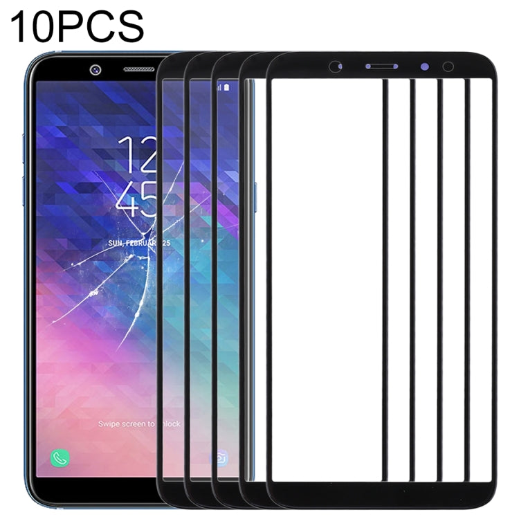 For Samsung Galaxy A6 (2018)  10pcs Front Screen Outer Glass Lens, For Samsung Galaxy A6 (2018)