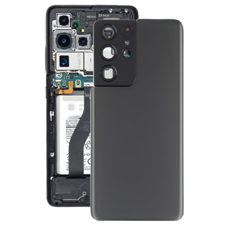 For Samsung Galaxy S21 Ultra 5G Battery Back Cover with Camera Lens Frame, For Samsung Galaxy S21 Ultra 5G(with Camera Cover)