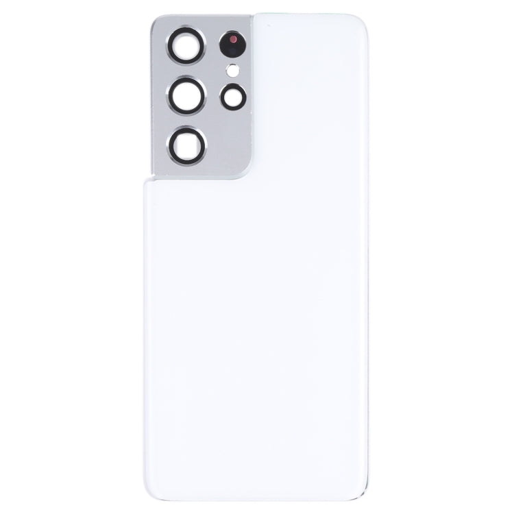For Samsung Galaxy S21 Ultra 5G Battery Back Cover with Camera Lens Frame, For Samsung Galaxy S21 Ultra 5G(with Camera Cover)