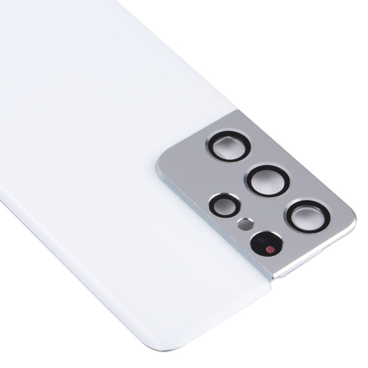 For Samsung Galaxy S21 Ultra 5G Battery Back Cover with Camera Lens Frame, For Samsung Galaxy S21 Ultra 5G(with Camera Cover)